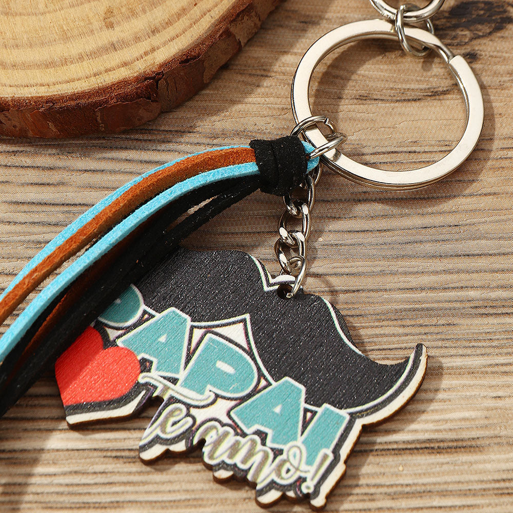 Wholesale Father's Day Mother's Day Metal Keychain